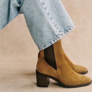 Sezane Pippa Ankle Boots Size 8.5/IT39/FR40